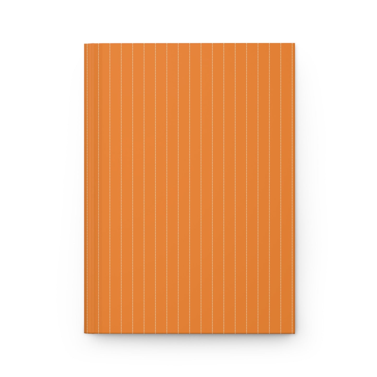 Journal | Orange & White | Pinstripe