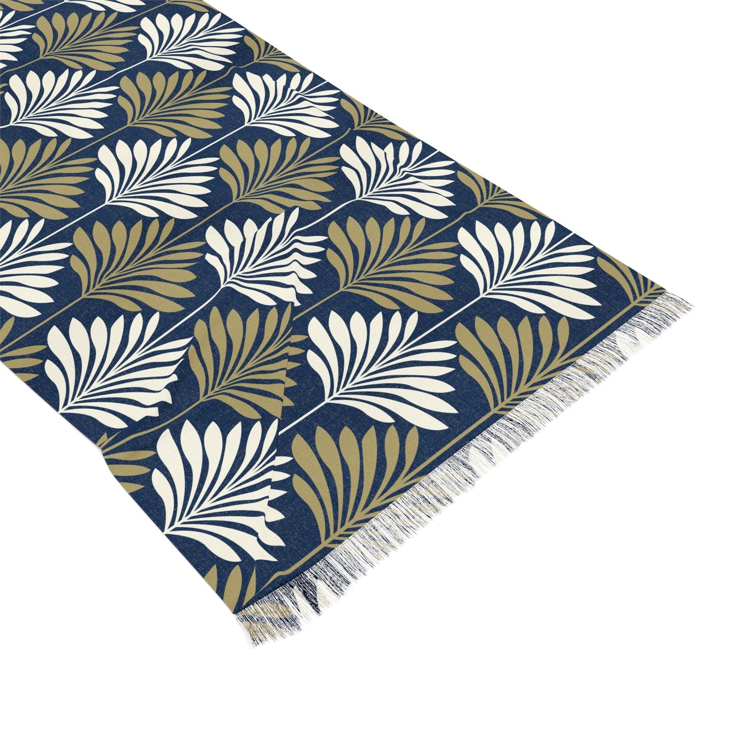Scarf | Blue & Gold | Deco