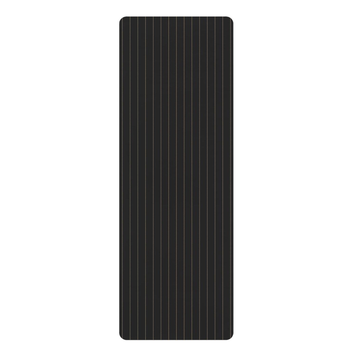Yoga Mat | Black & Gold | Pinstripe