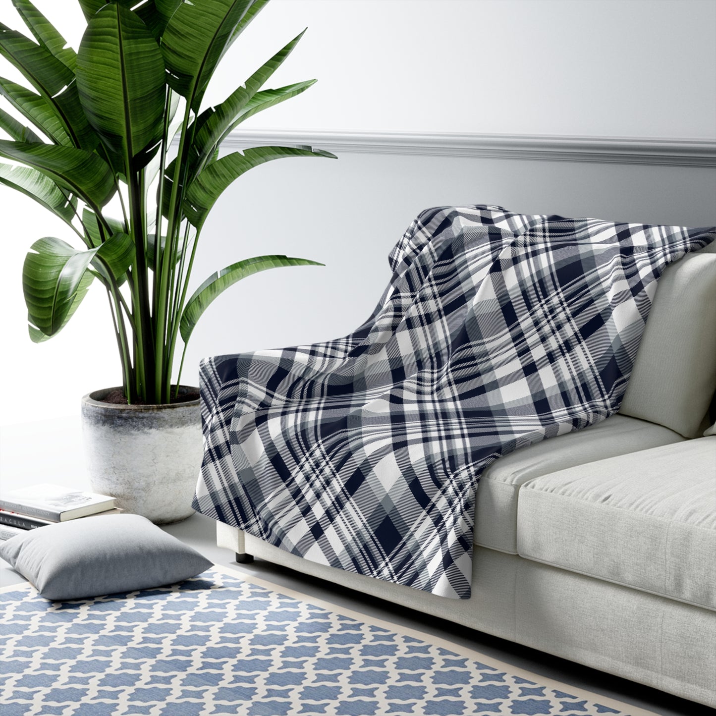Sherpa Blanket | Storrs, Connecticut | Tartan