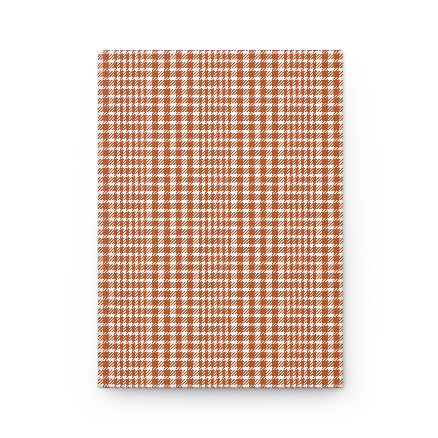 Journal | Dark Orange & White | Tweed