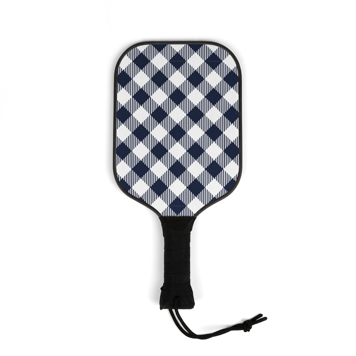Pickleball Paddle Kit | Navy & White | Gingham