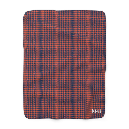Sherpa Fleece Blanket- Personalized | Charlottesville, Virginia | Tweed