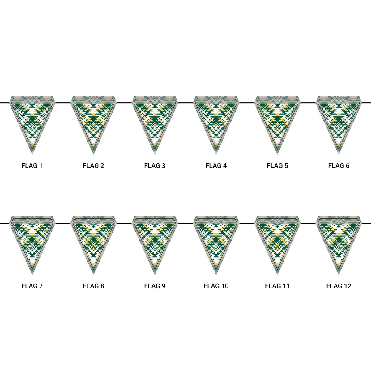Flag Garland | Fairfax, Virginia | Tartan
