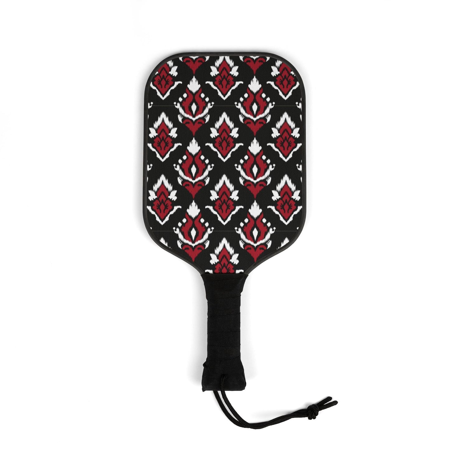 Pickleball Paddle Kit | Red & Black | Ikat