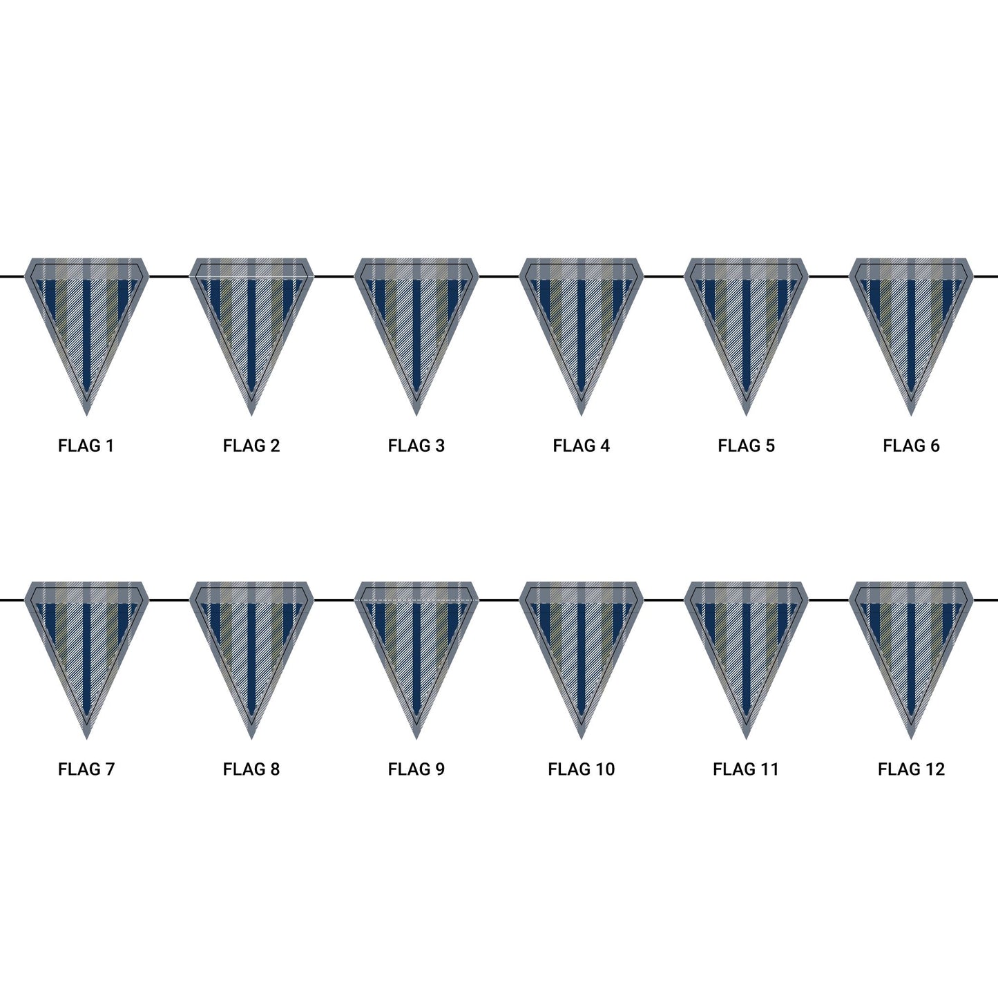 Flag Garland | Atlanta, Georgia | Stripe