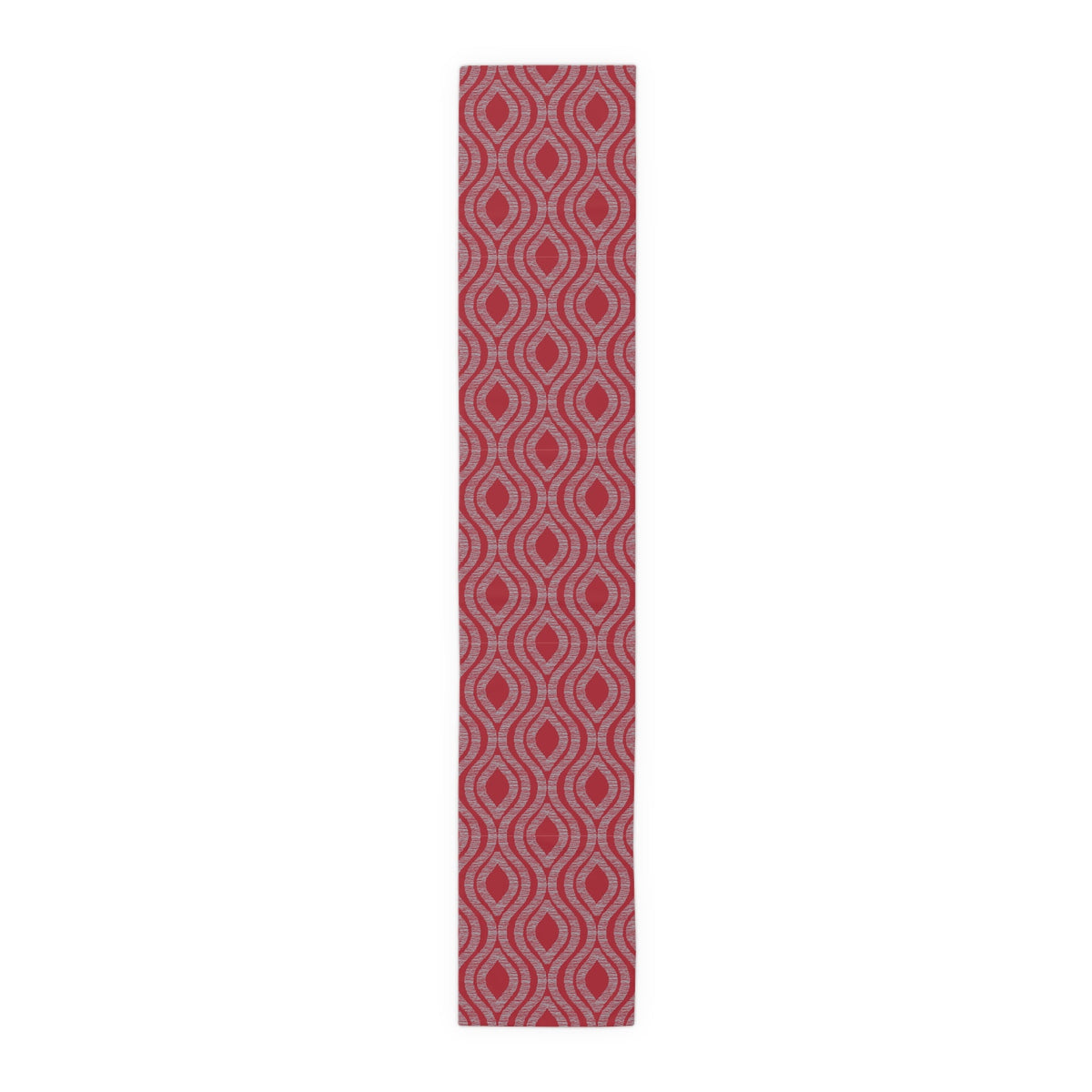 Table Runner | Red & Gray | Ogee