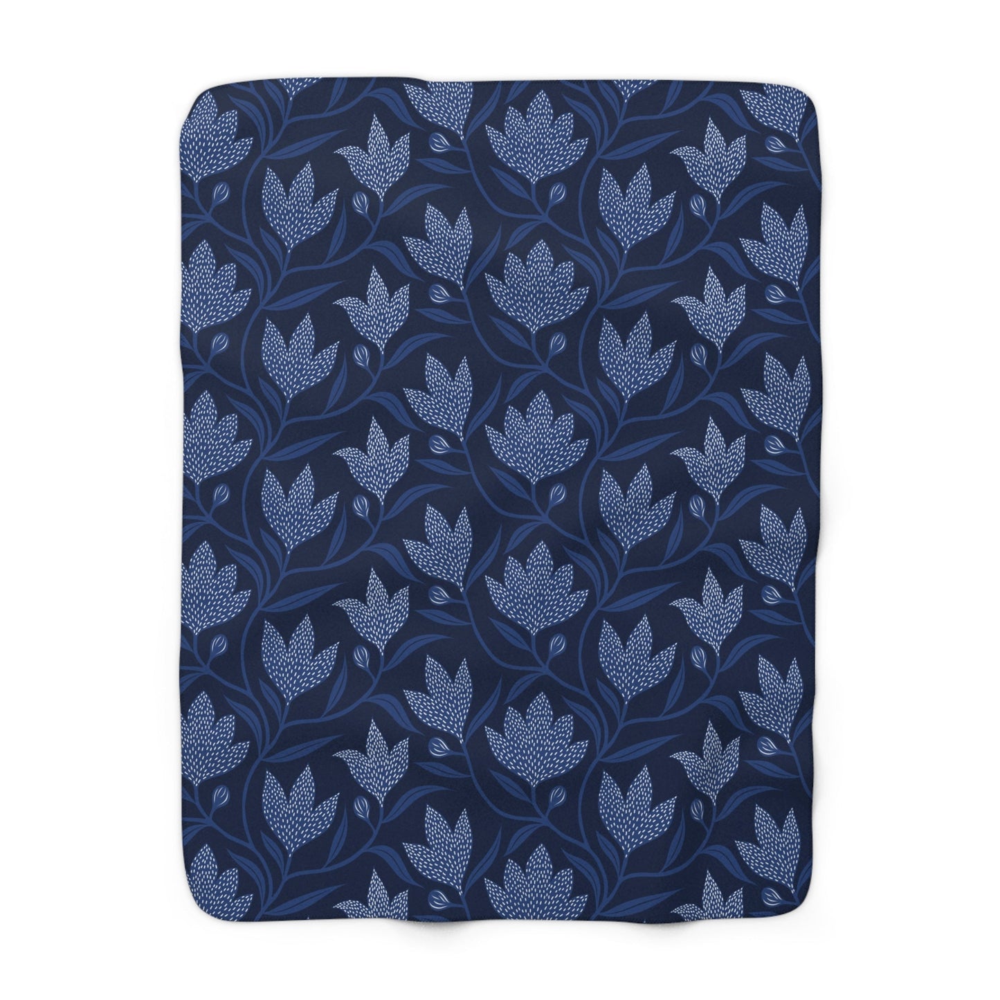 Sherpa Blanket | Navy & White | Magnolia