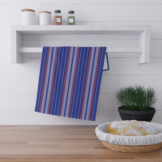 Tea Towels | Bright Blue & Orange | Stripe