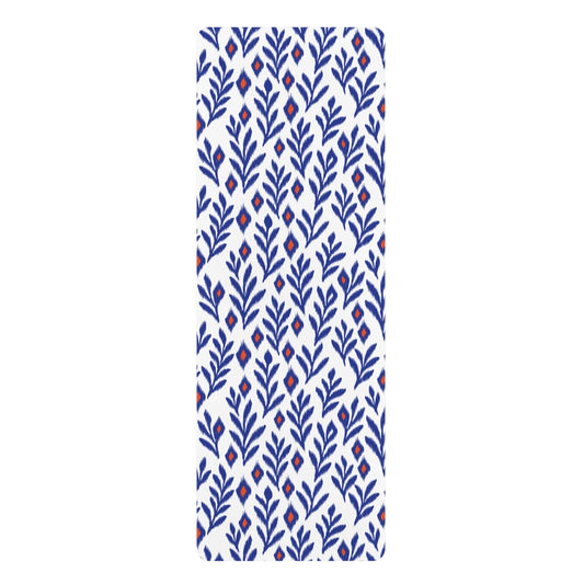 Yoga Mat | Bright Blue & Orange | Laurel