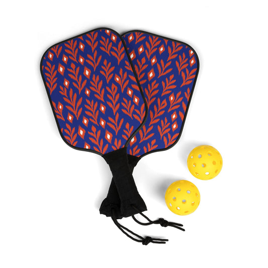 Pickleball Paddle Kit | Bright Blue & Orange | Laurel