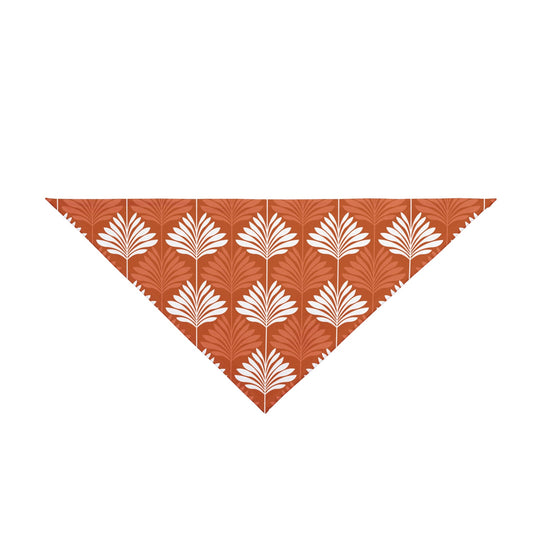 Pet Bandana | Dark Orange & White | Deco
