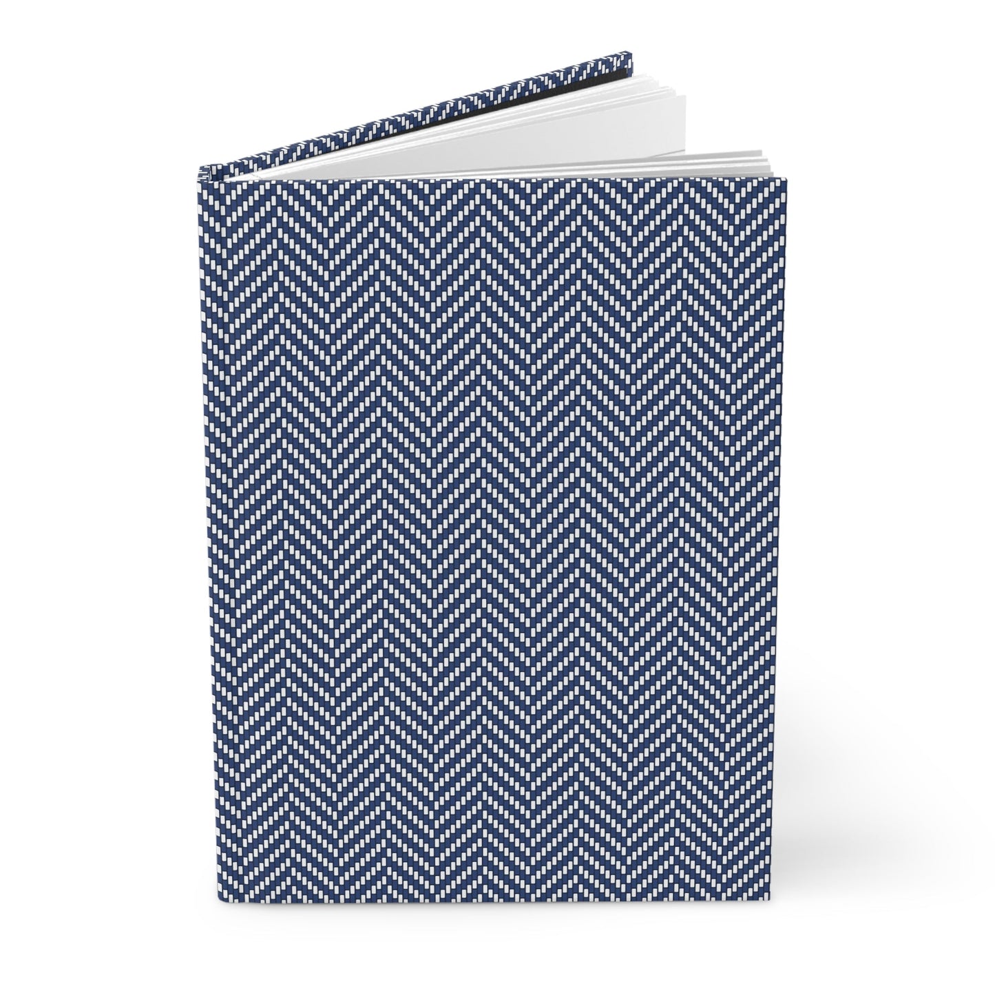 Journal | Navy & White | Herringbone