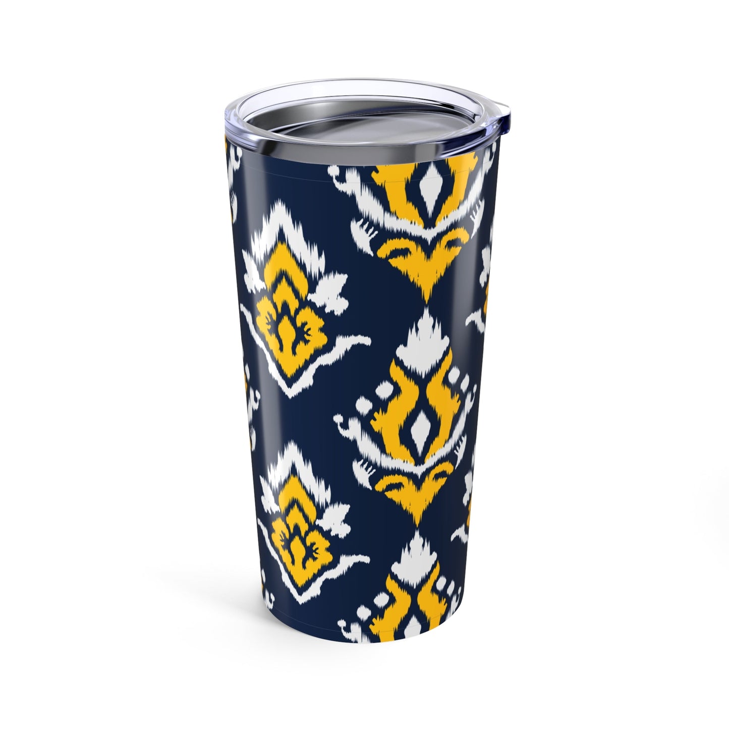 Tumbler | Yellow & Blue | Ikat