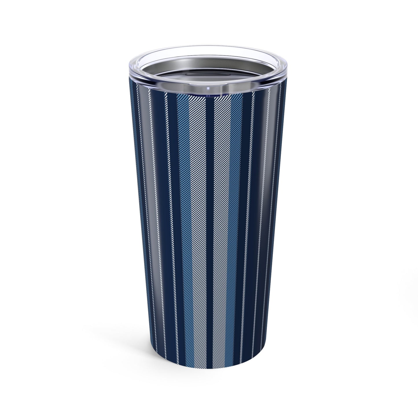 Tumbler | Light Blue & White | Stripe