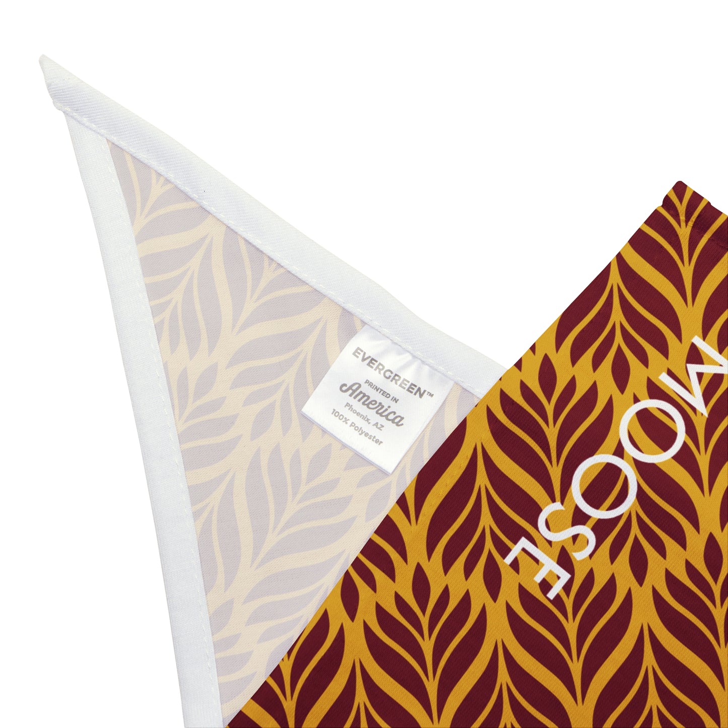 Pet Bandana- Personalized | Red & Yellow | Palm