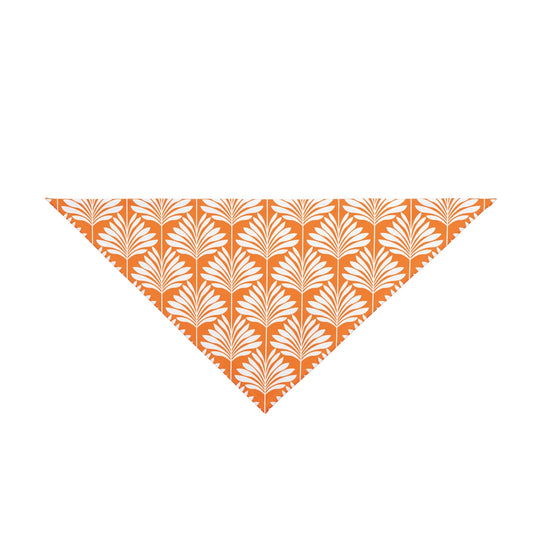 Pet Bandana | Orange & White | Deco
