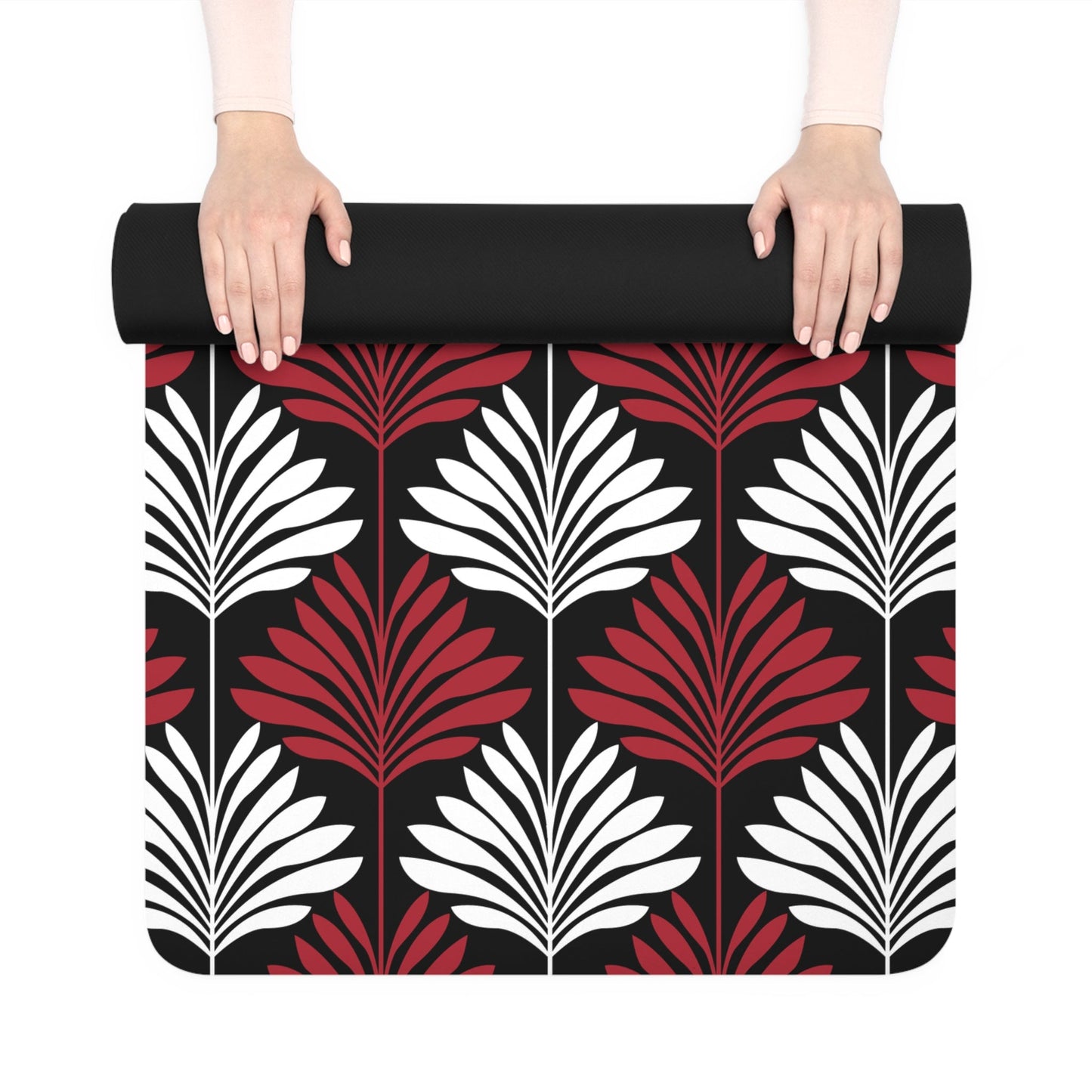 Yoga Mat | Red & Black | Deco