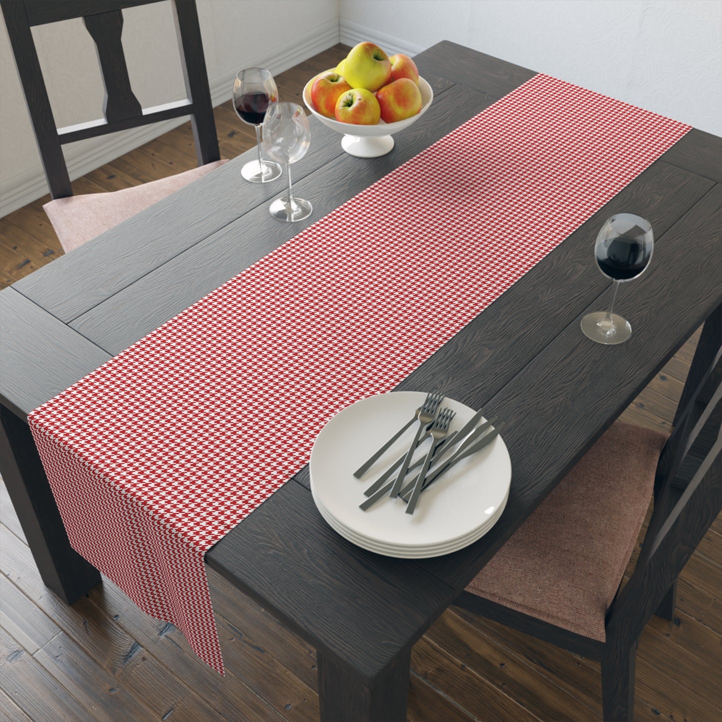 Table Runner | Madison, Wisconsin | Houndstooth