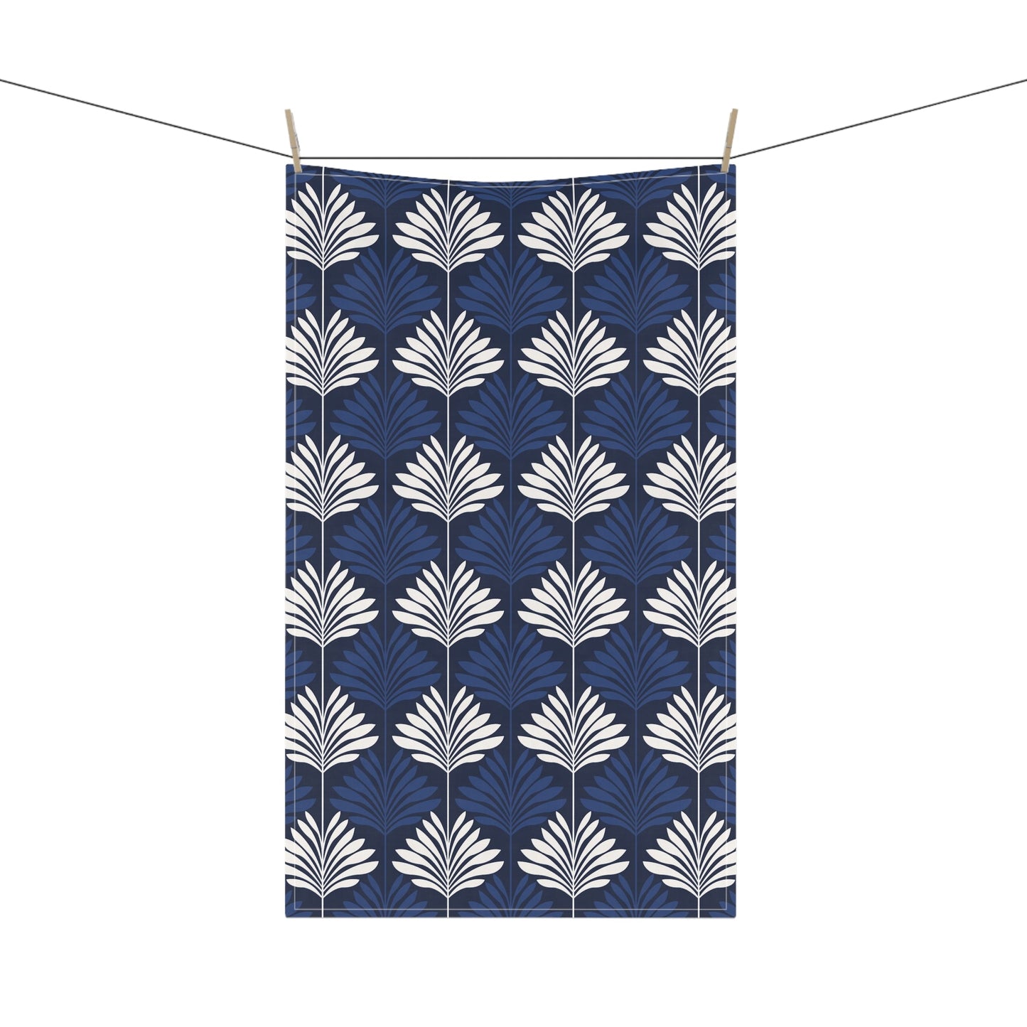 Tea Towel | Navy & White | Deco