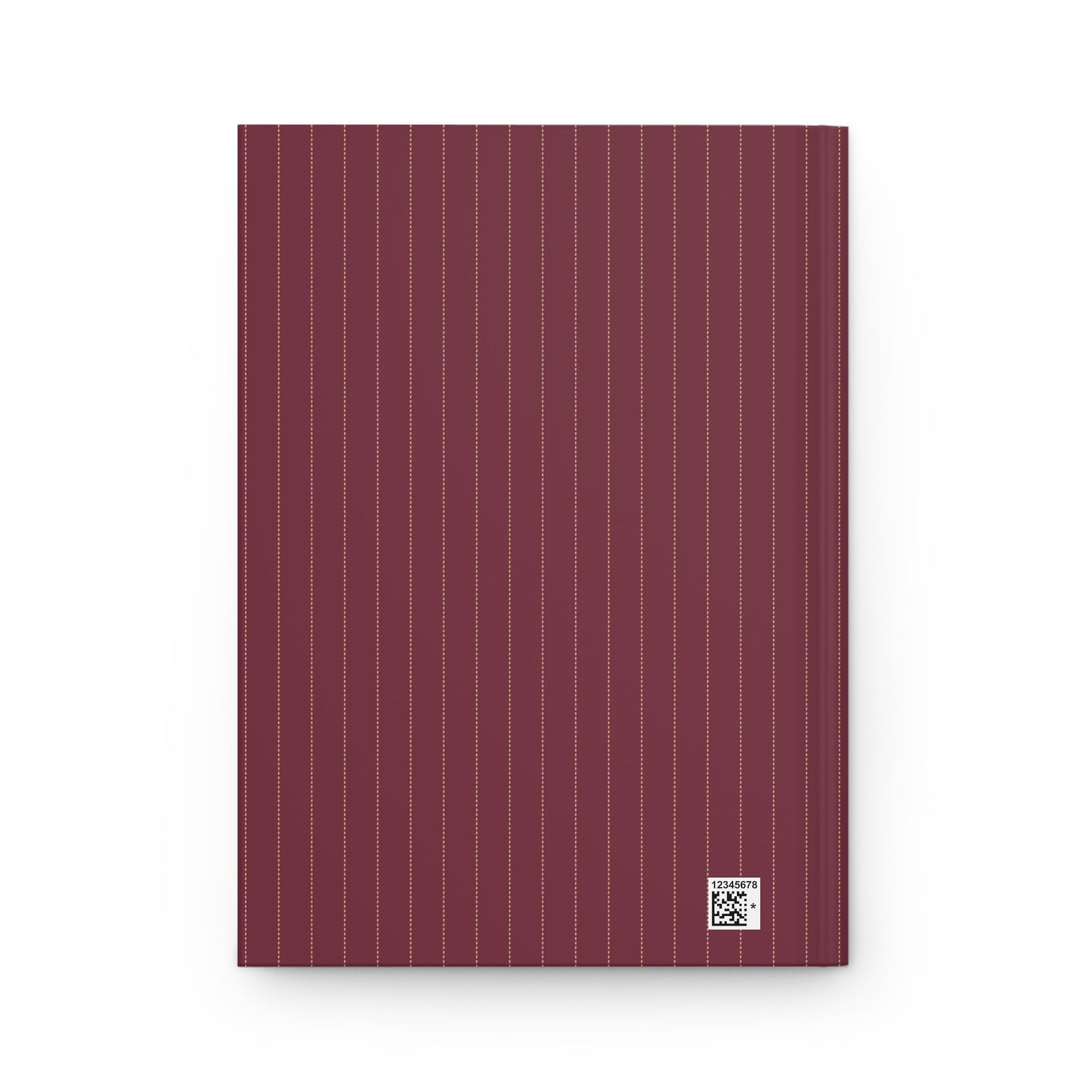 Journal | Maroon & Gold | Pinstripe
