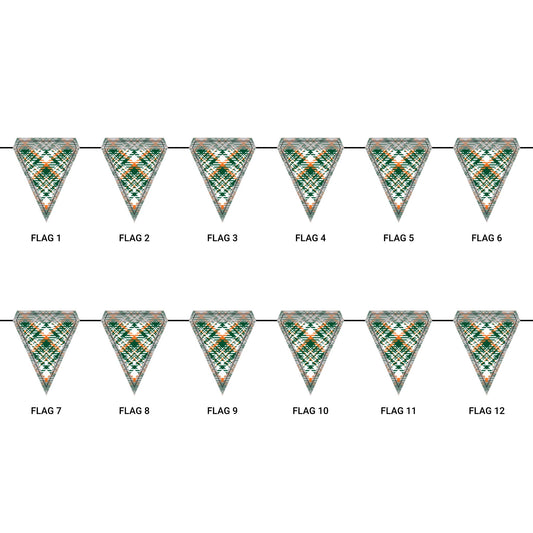 Flag Garland | Miami, Florida | Tartan