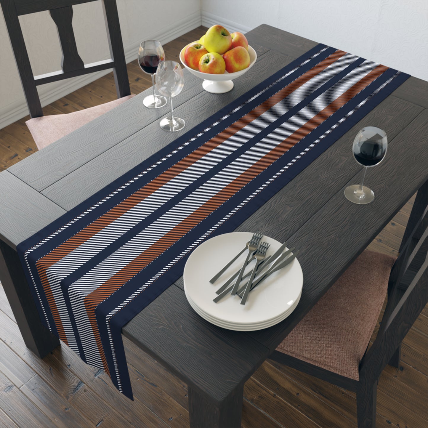Table Runner | Auburn, Alabama | Stripe