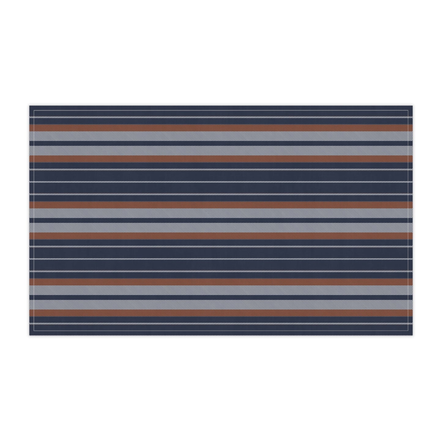 Tea Towels | Orange & Blue | Stripe