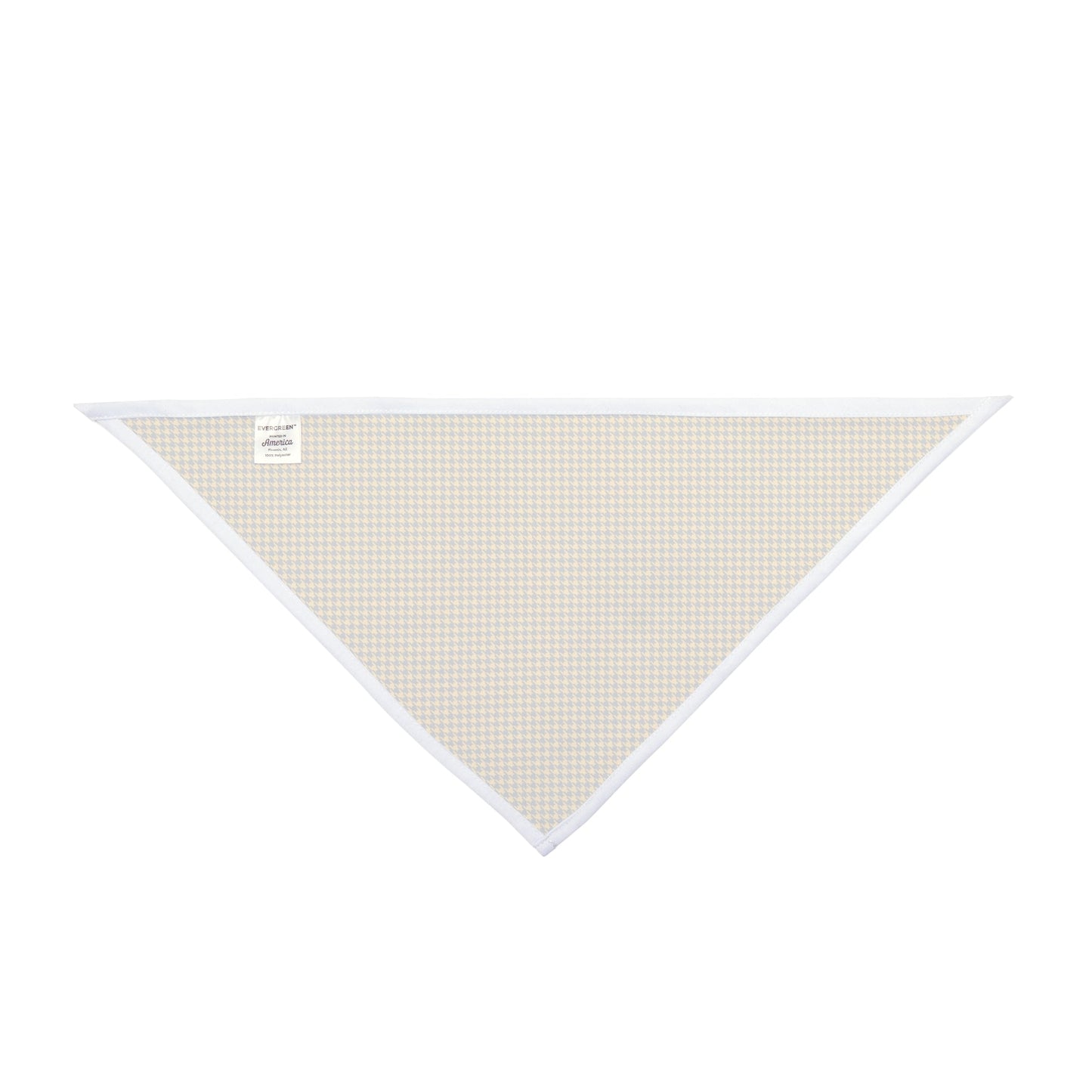 Pet Bandana | Yellow & Blue | Houndstooth