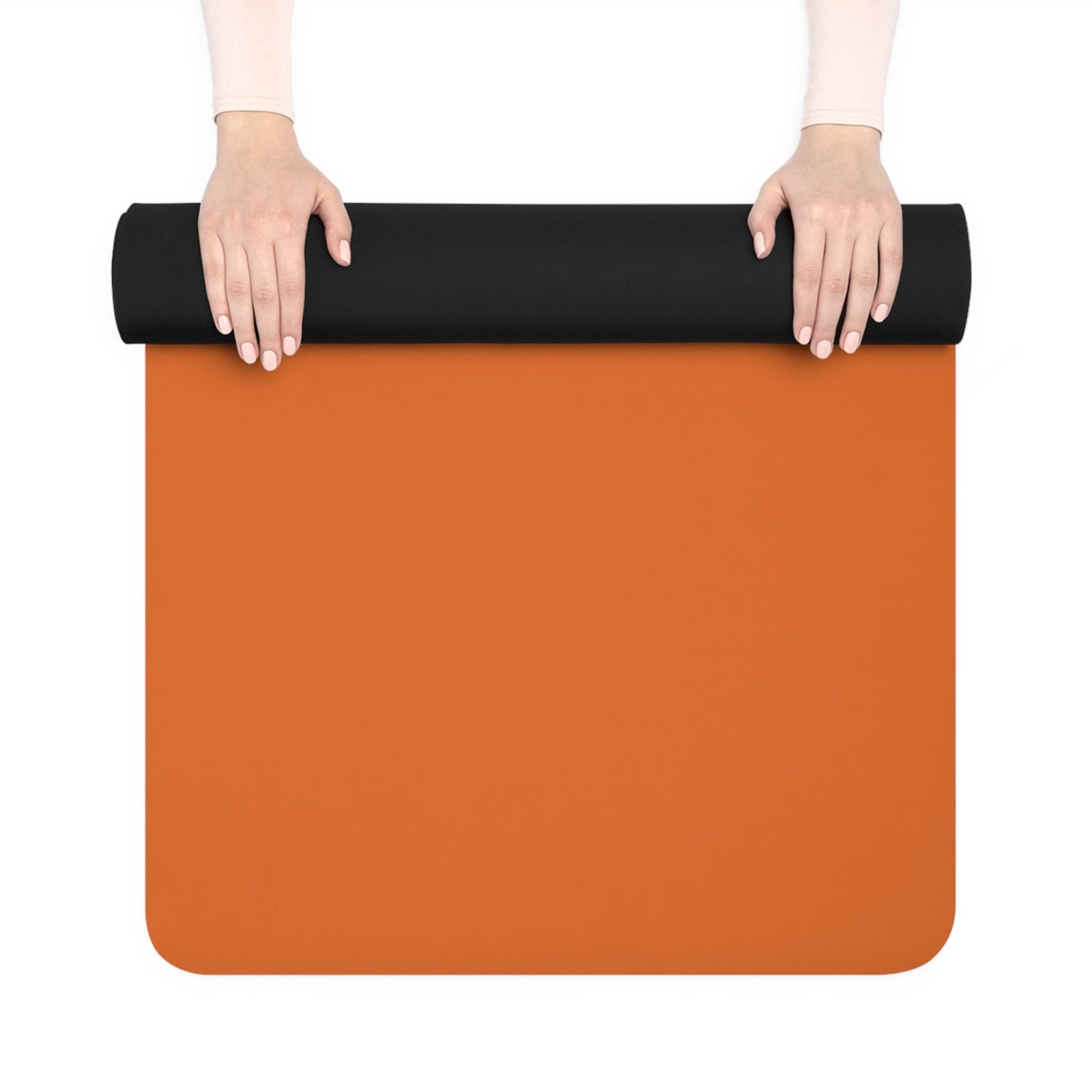 Yoga Mat | Orange & Blue | Light