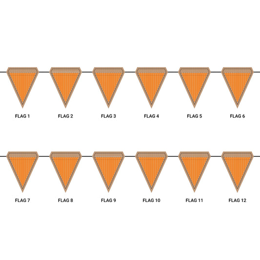 Flag Garland | Knoxville, Tennessee | Pinstripe