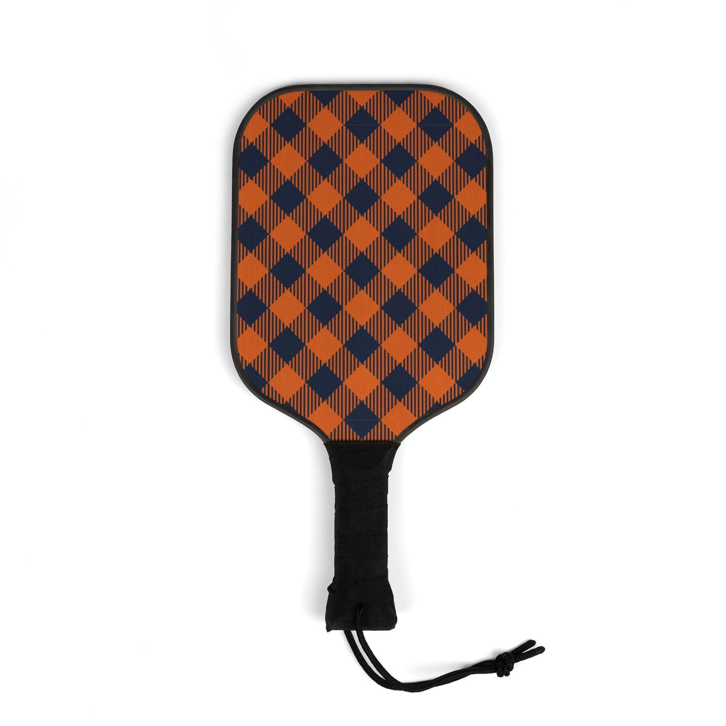 Pickleball Paddle Kit | Orange & Blue | Gingham