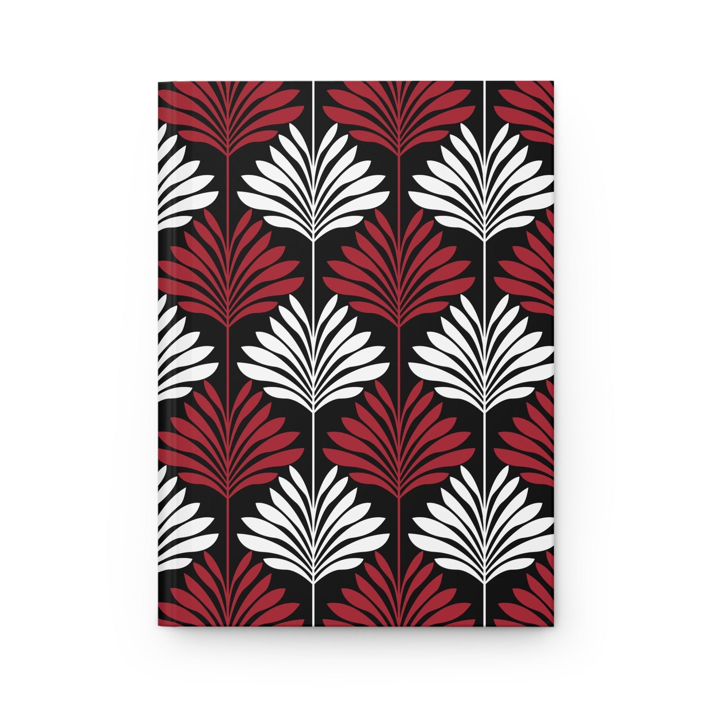 Hardcover Journal | Red & Black | Deco