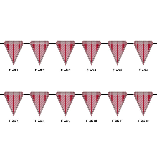Flag Garland | Bloomington, Indiana | Stripe