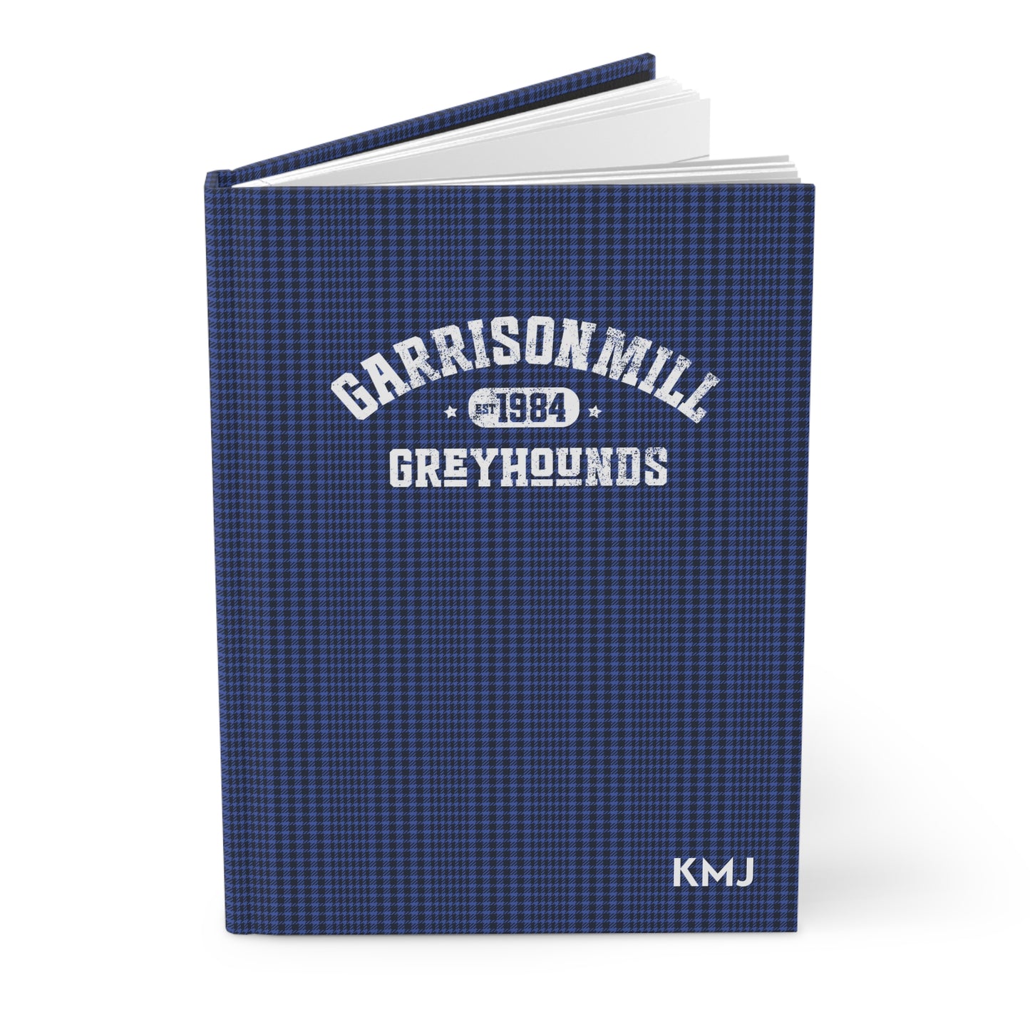 Monogram Journal | Greyhounds | Blue Vintage