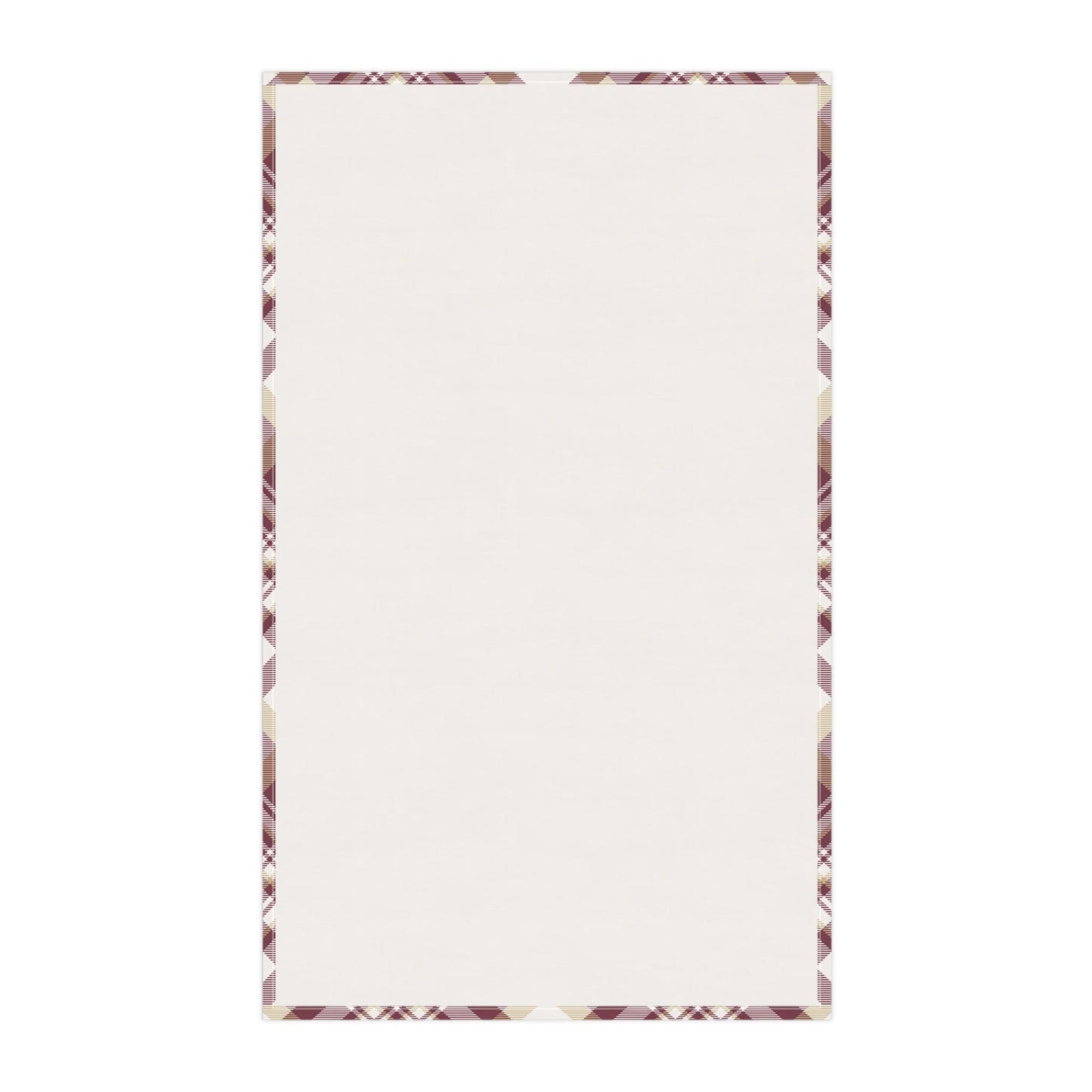 Tea Towels | Maroon & Gold | Tartan