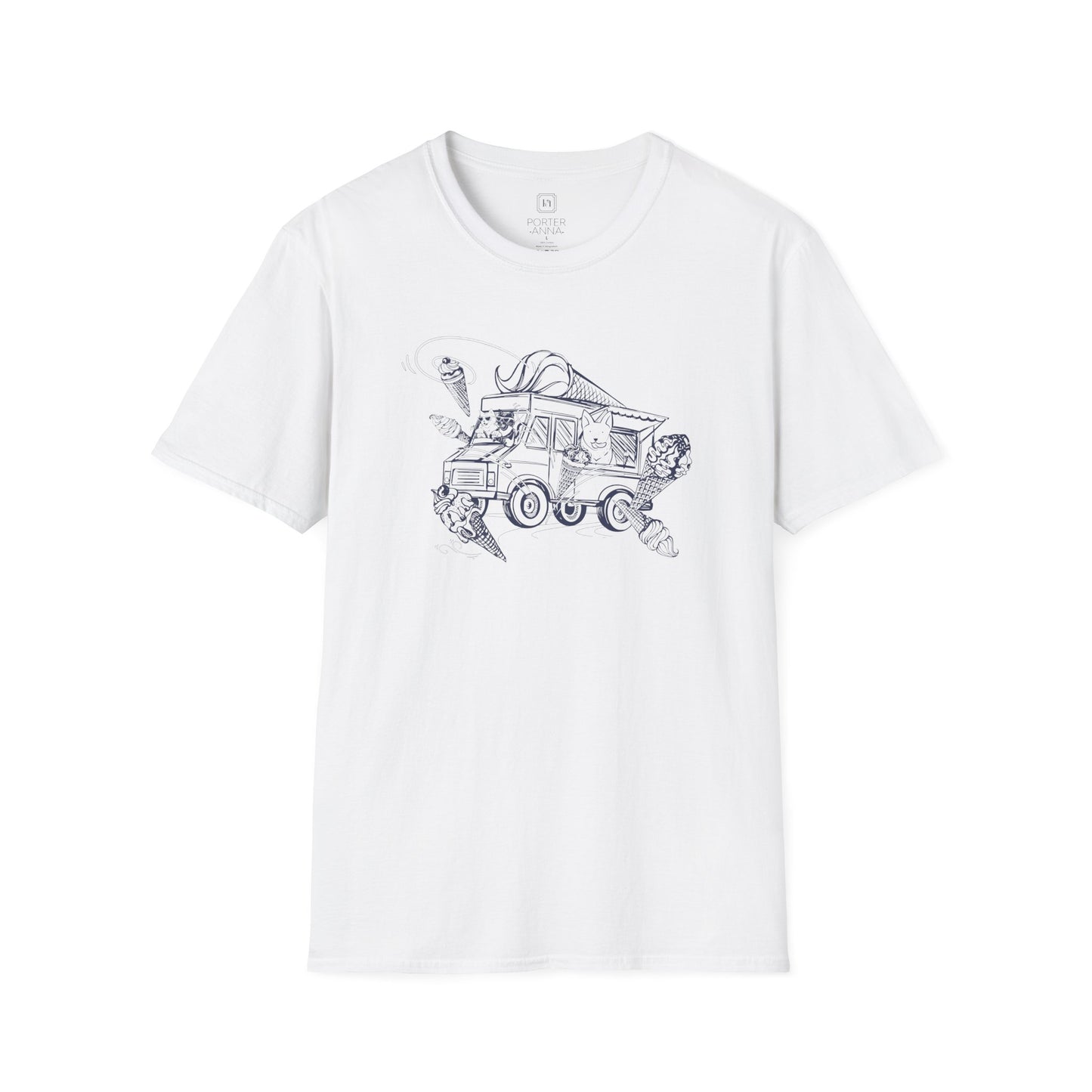 NYP Adult Tee | Cat Ice Cream