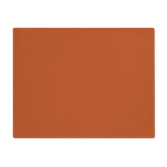 Placemat | Dark Orange & White | Dark