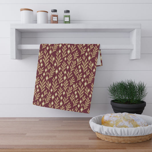 Tea Towels | Maroon & Gold | Laurel