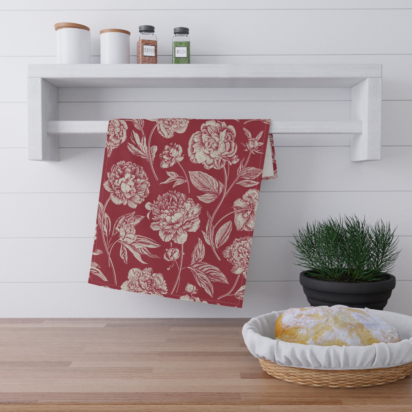 Tea Towel | Tuscaloosa, Alabama | Peony