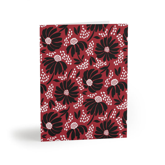 Notecards Set | Red & Black | Bellis