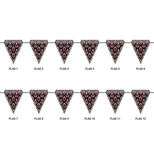 Flag Garland | Salt Lake City, Utah | Ikat