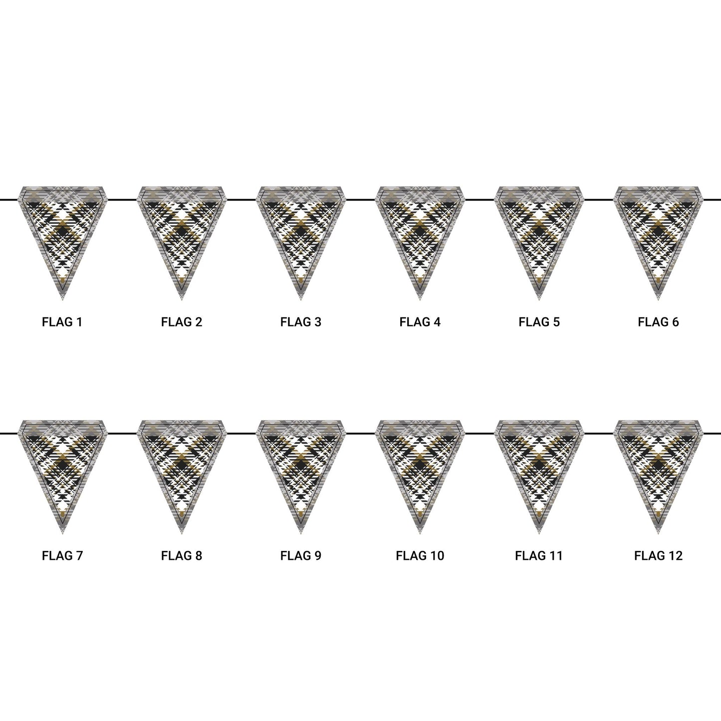 Flag Garland | Winston Salem, North Carolina | Tartan