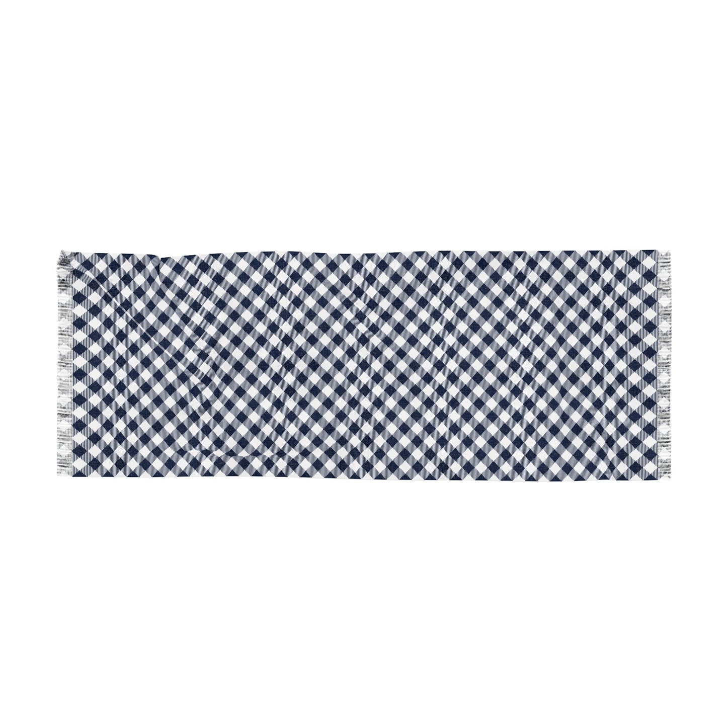 Scarf | Navy & White | Gingham