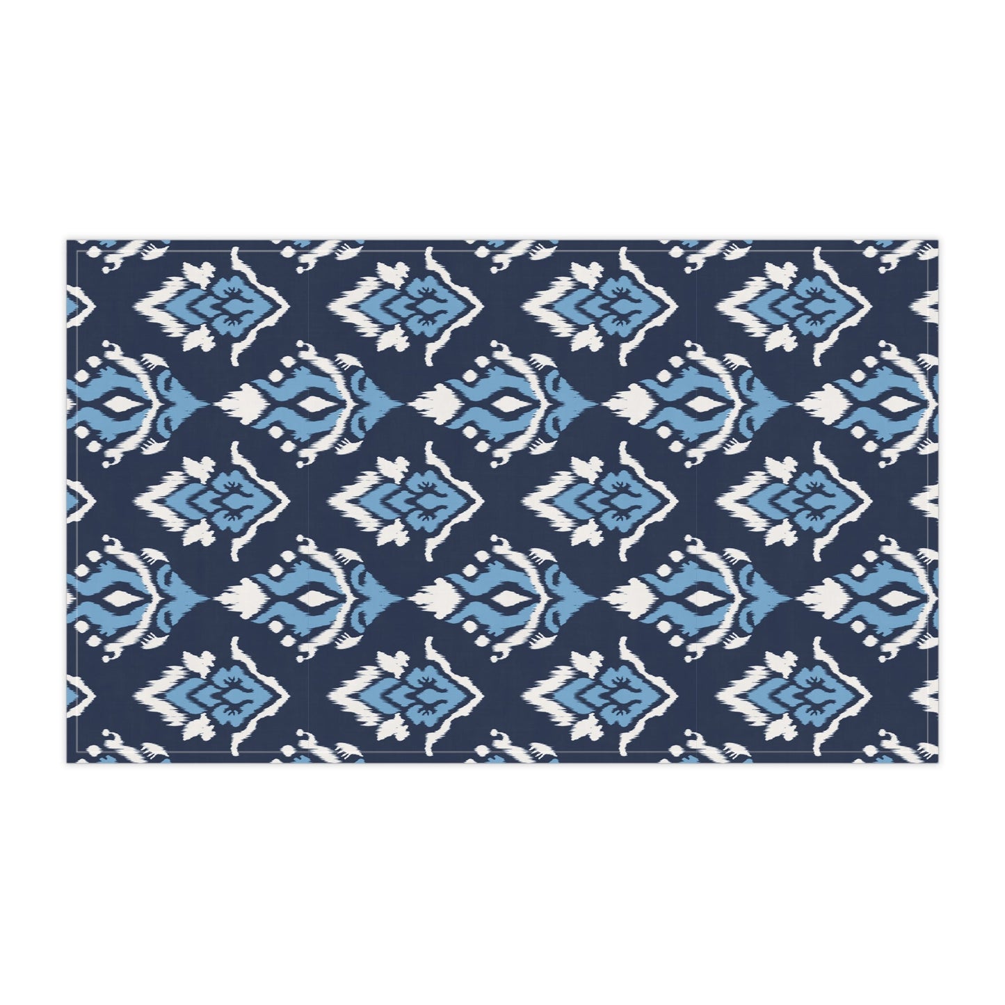 Tea Towels | Light Blue & White | Ikat