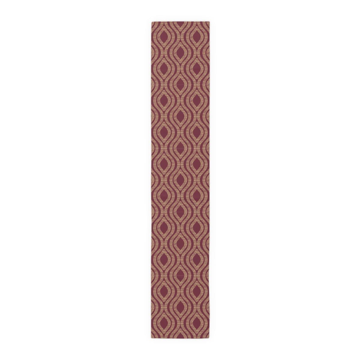 Table Runner | Maroon & Gold | Ogee