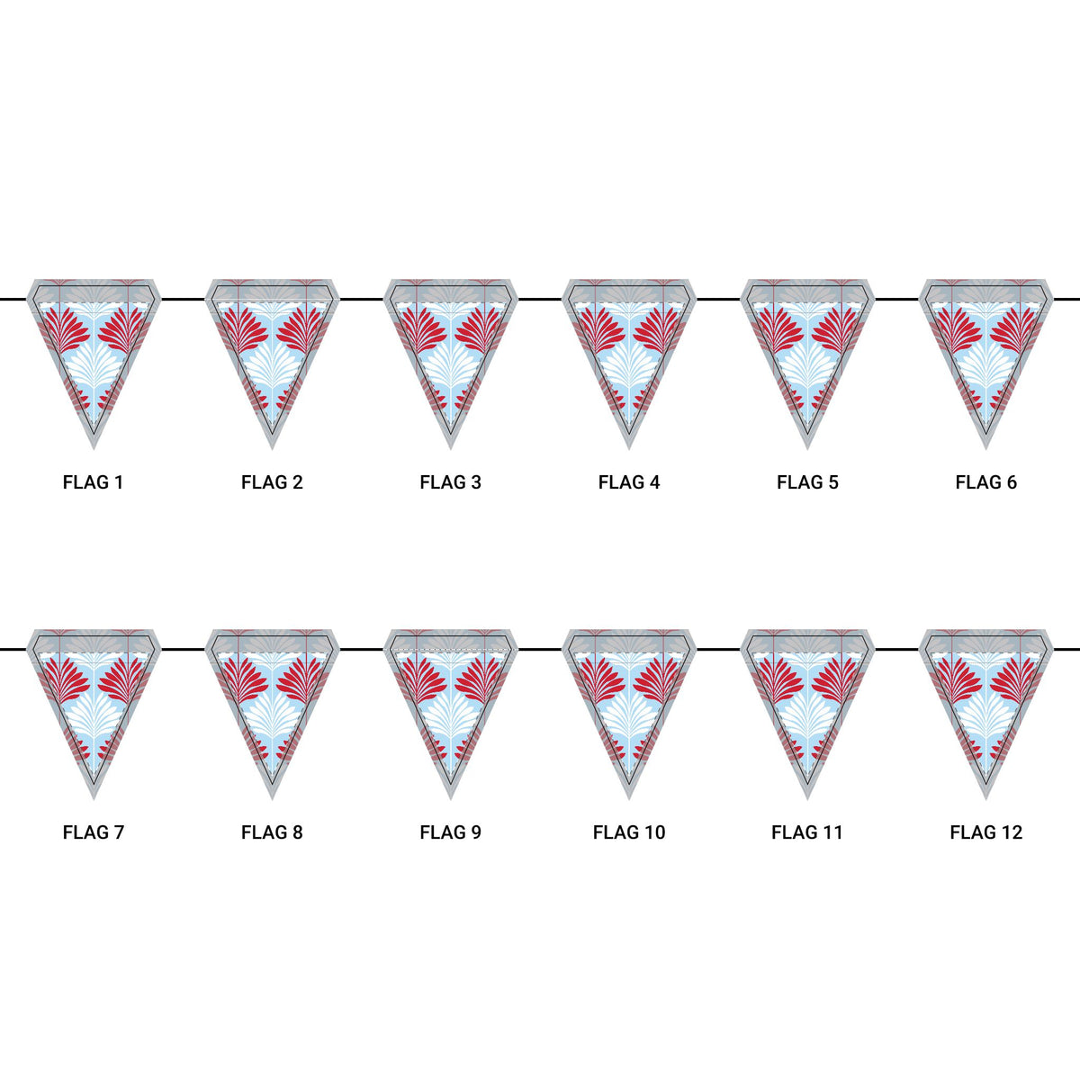 Flag Garland | Oxford, Mississippi | Deco