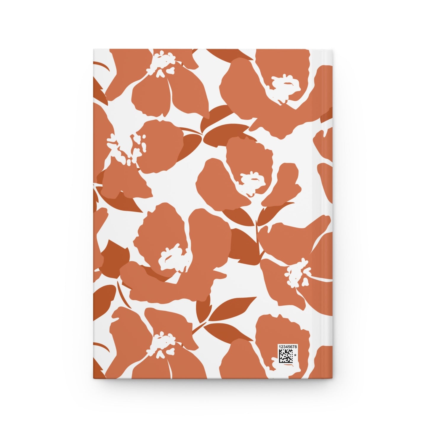 Journal | Dark Orange & White | Poppy
