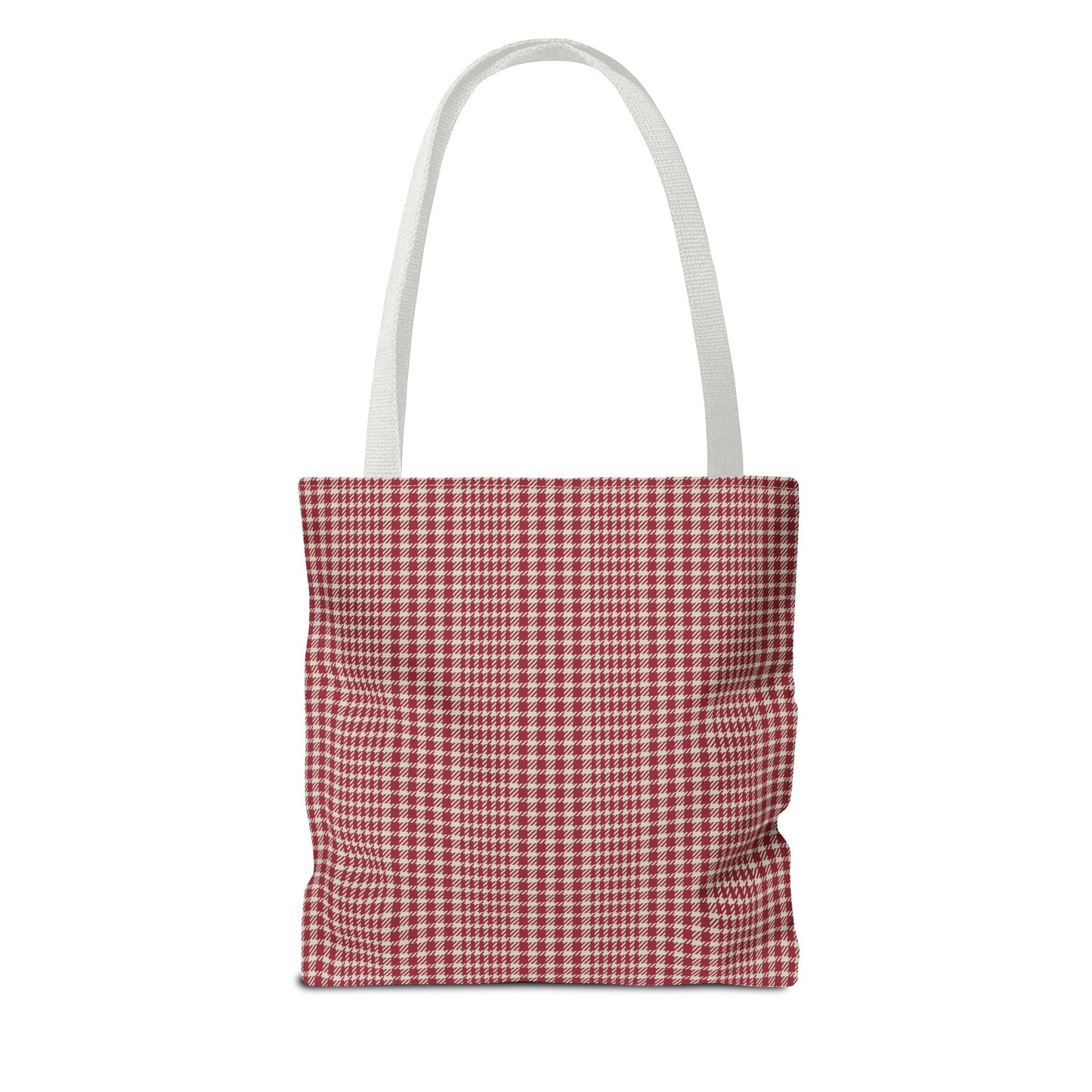 Tote Bags | Maroon & White | Tweed