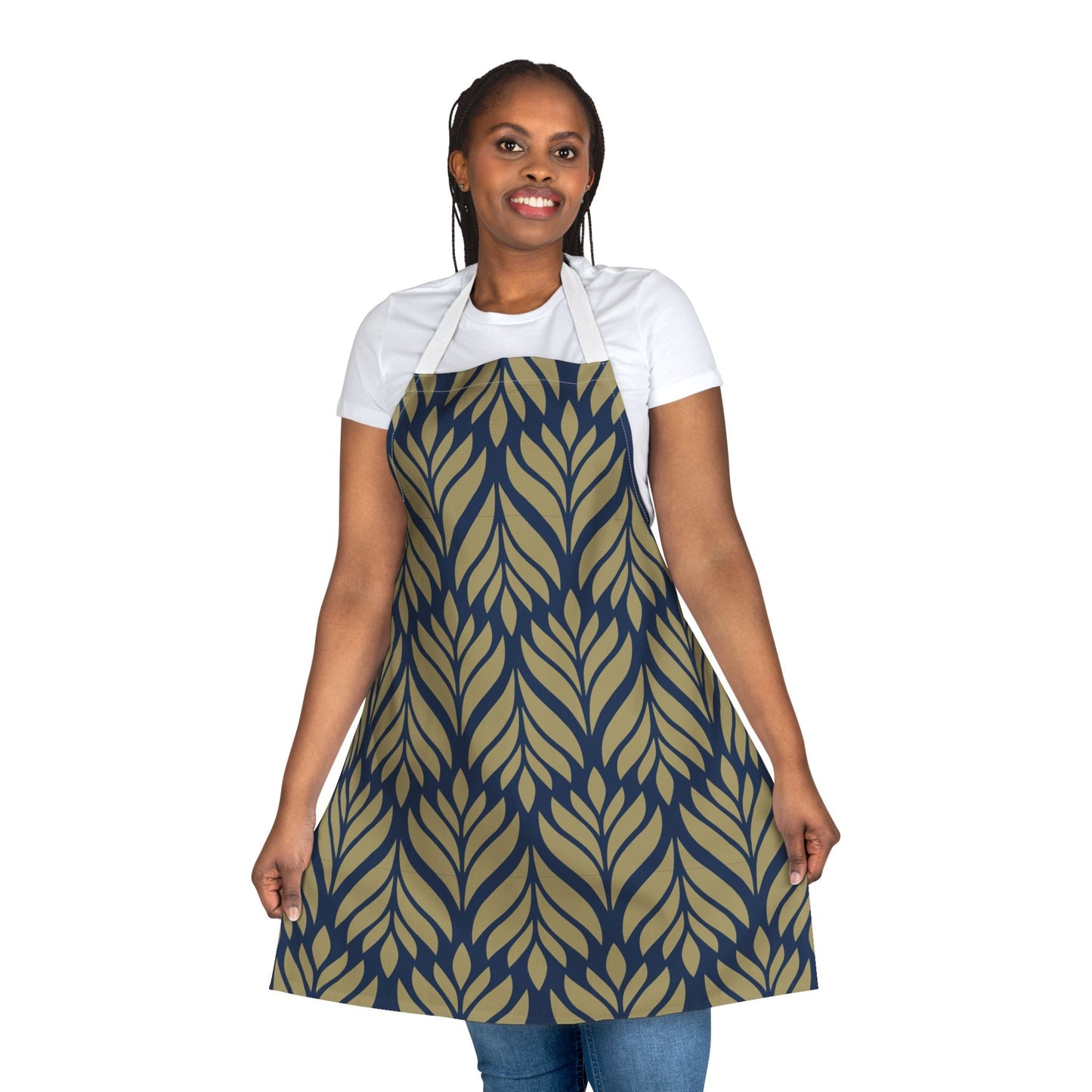 Apron | Gold & Blue | Palm
